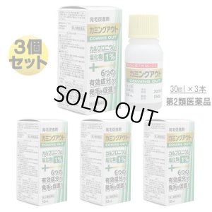 画像1: 【第2類医薬品】カミングアウト　3個セット＜発毛促進剤＞次回入荷予定：2025年7月中旬頃